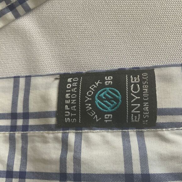 Enyce Mens Checkered Short Sleeve Button Up Casual Shirt Size Extra Large - Picture 9 of 10